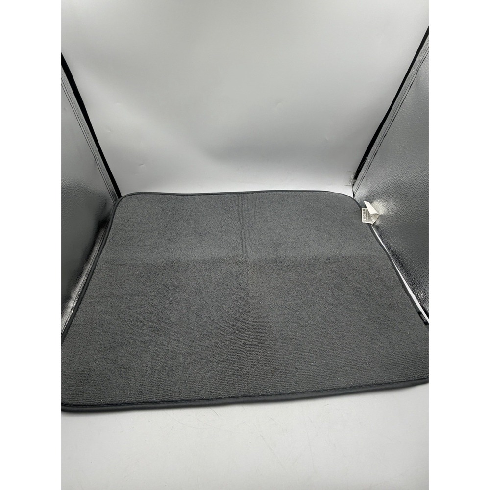Umbra Gray Dish Drying Mat Countertop Sink Pad 17x22